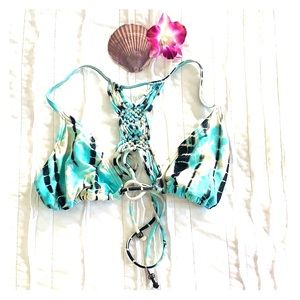 Rip curl tie dye Bikini top